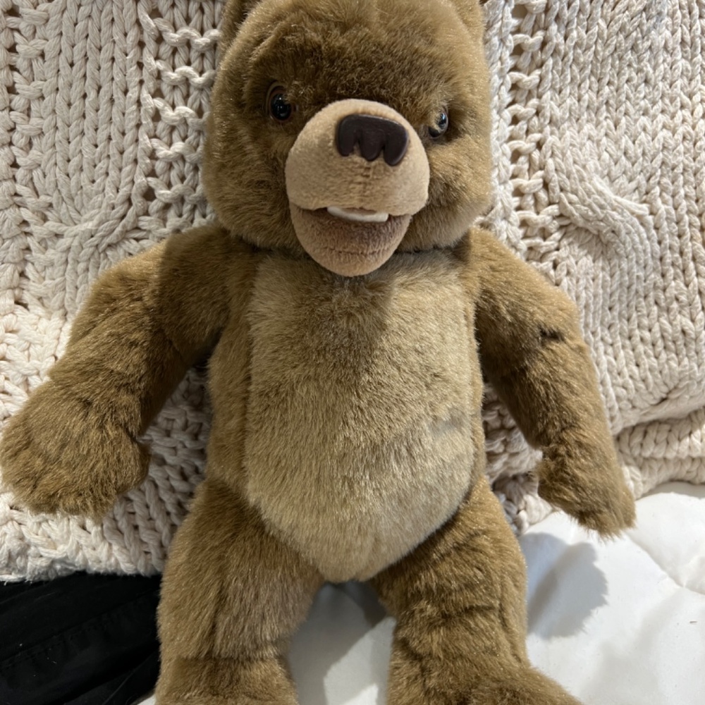 Vintage 1998 Little Bear Plush Interactive Talks Laughs Maurice Sendak 15"